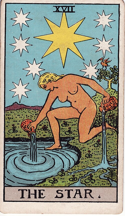 The Star, traditional Rider–Waite–Smith tarot card